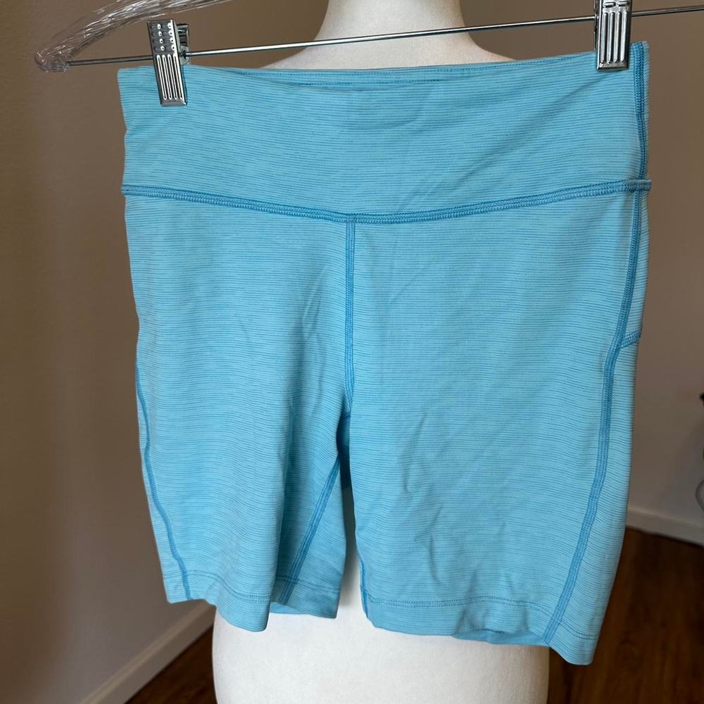 Outdoor Voices Aqua Biker Shorts